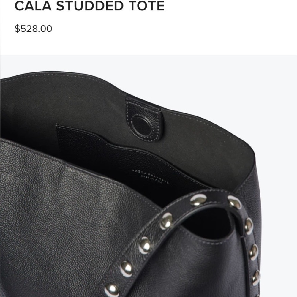 Freda Salvador Cala Studded Tote Black - Picture 9 of 9